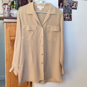 100% Silk Blouse, Size 10